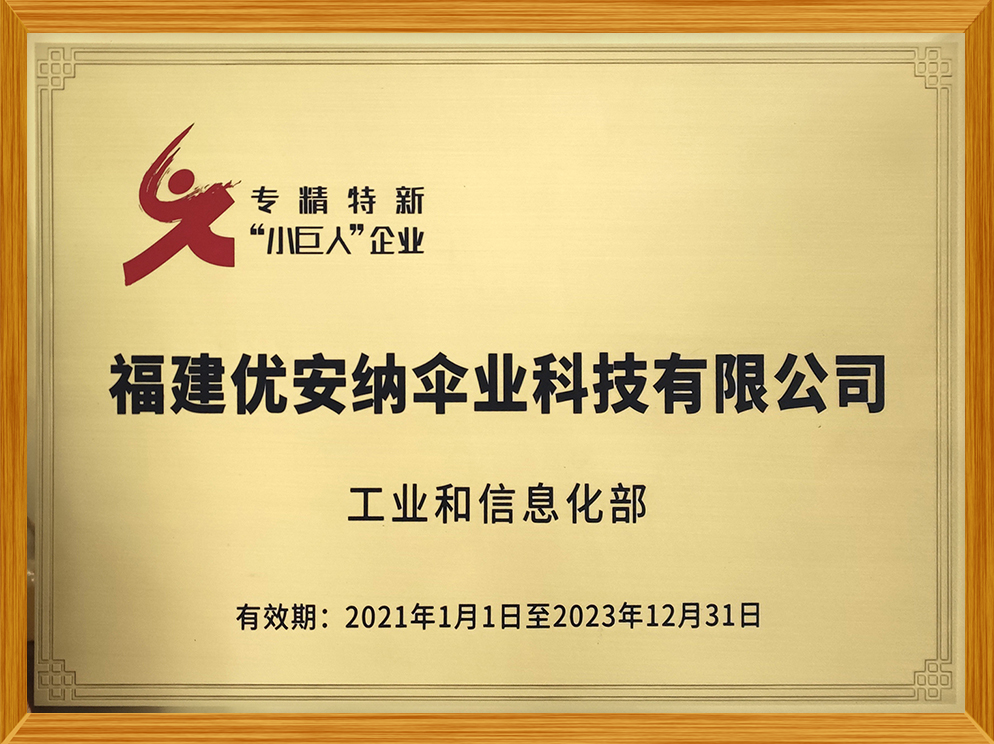 工信部專精特新“小巨人”企業(yè)